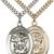 Saint Michael Pray For Us Oval Medal - Silver or Gold