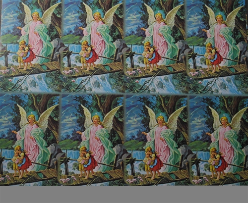 Perforated Printable Guardian Angel Cards (8 per sheet)