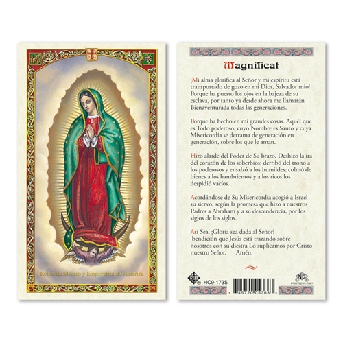 Magnificat en Espanol Laminated Prayer Card