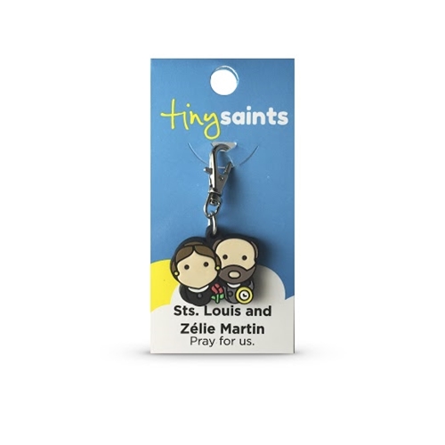 Sts Louis and Zelie Martin Tiny Saint Charm