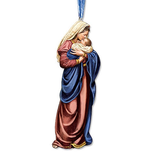 Mother&#39;s Kiss Christmas Ornament - 5-Inch