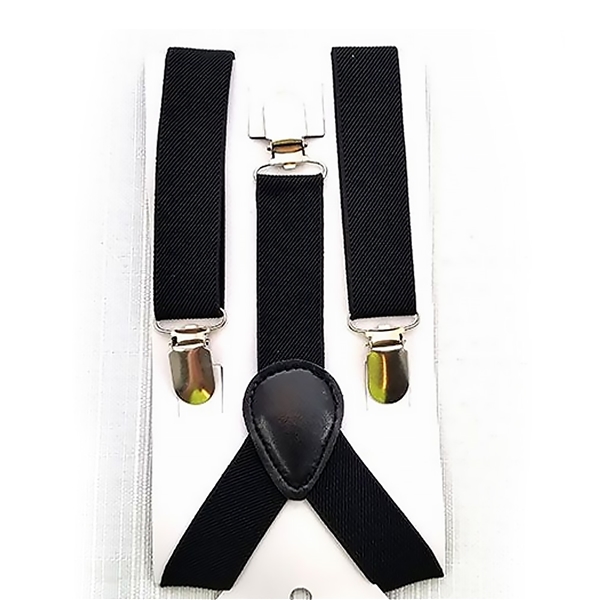 Black 1.5&quot; Suspenders