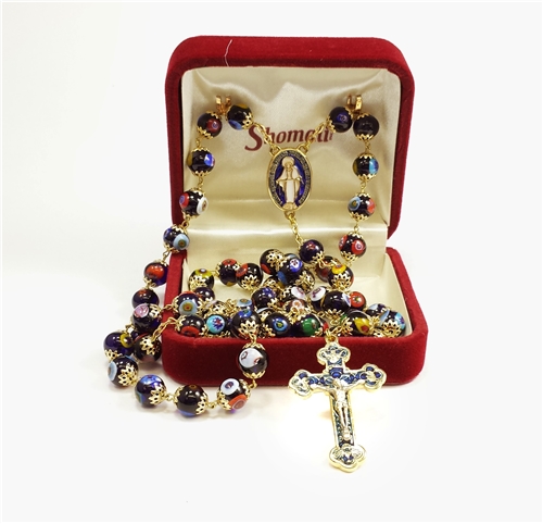 Genuine Murano Glass Bead Rosary