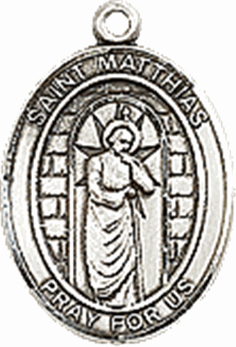 St Mathias Sterling Silver Medal