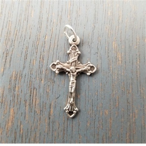 Small Metal Crucifix - 1-Inch | Discount Catholic Products