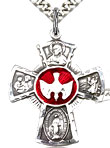Confirmation 5-Way Sterling Silver Pendant