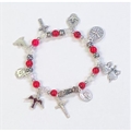 Gifts of the Holy Spirit Confirmation Charm Bracelet, Gift Boxed
