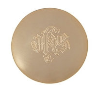 Paten with Etched IHS Design