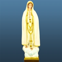 Our Lady of Fatima White Vinyl Statue