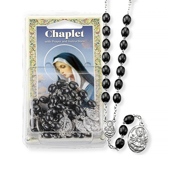 Seven Sorrows Chaplet with Prayer Card